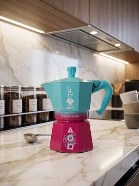 Bialetti - Moka Express Stovetop Espresso Maker 3 Cups - Squid Games NIB